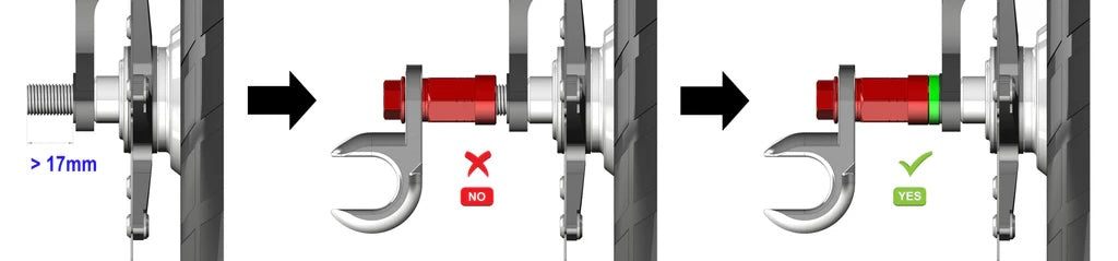 Vollachsen Adapter Universal - M12 x 1.25